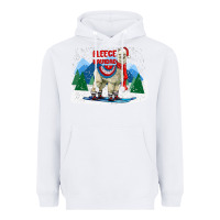 White fleece navidad alpaca mountains Heavyweight Hoodie - LillyAllenDesigns