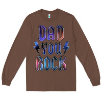 Chestnut Dad You Rock Long Sleeve Tee - LillyAllenDesigns