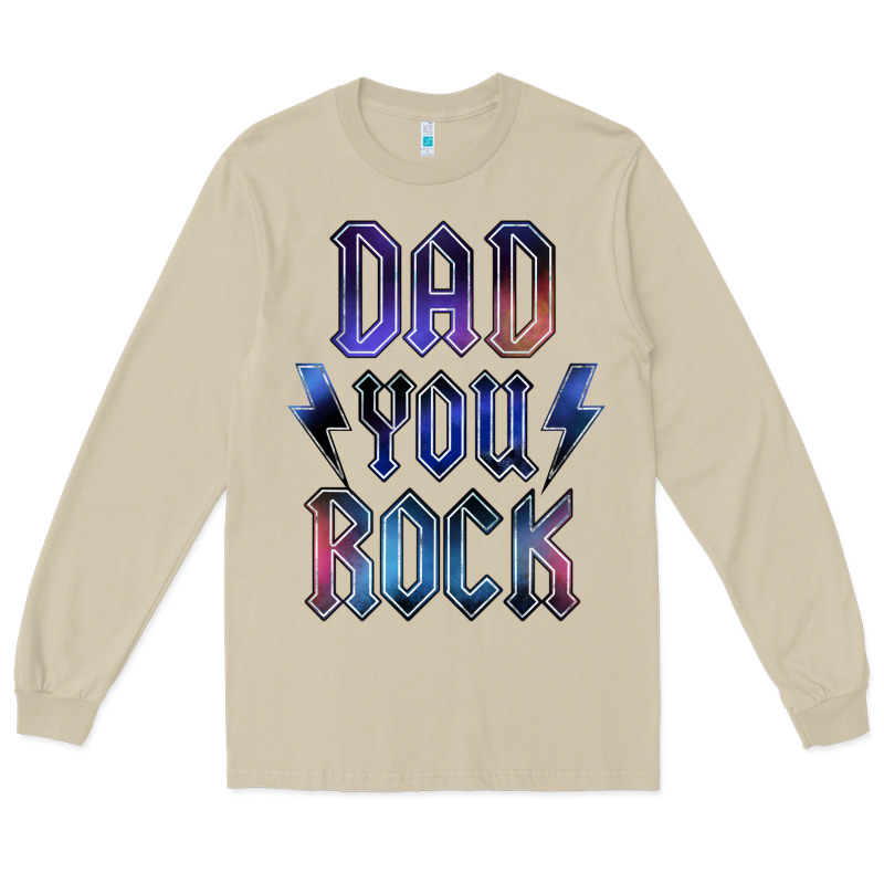 Dad You Rock Long Sleeve Tee by LillyAllenDesigns | Teevron