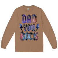 Toasted Coconut Dad You Rock Long Sleeve Tee - LillyAllenDesigns