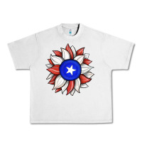 Lunar Rock sunflower puerto rico flag Urban Heavy Tee - JahusDesignShop