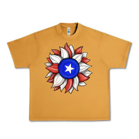 Peanut Butter sunflower puerto rico flag Urban Heavy Tee - JahusDesignShop