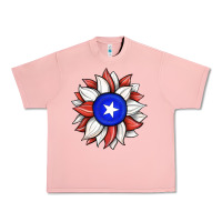 Salmon sunflower puerto rico flag Urban Heavy Tee - JahusDesignShop