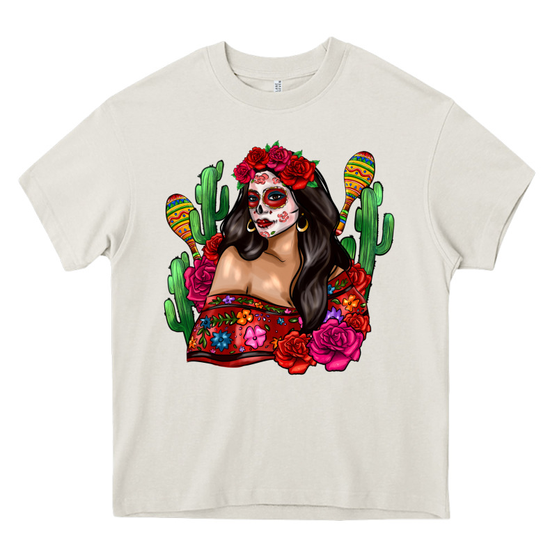 Mexico Girl Heavy Core Tee by Zillion Design Studio | Teevron