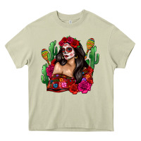 Mossy mexico girl Heavy Core Tee - Zillion Design Studio