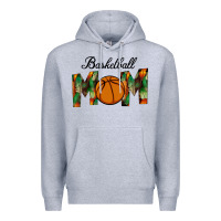 Heather Grey Basketball Mom Premium Hoodie - Bettercallsaul