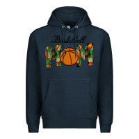 Navy Basketball Mom Premium Hoodie - Bettercallsaul