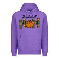 Purple Basketball Mom Premium Hoodie - Bettercallsaul