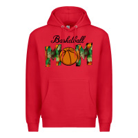 Red Basketball Mom Premium Hoodie - Bettercallsaul