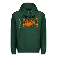 Sports Green Basketball Mom Premium Hoodie - Bettercallsaul