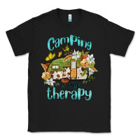 Black camping is my therapy Classic Tee - BarkalooDesign