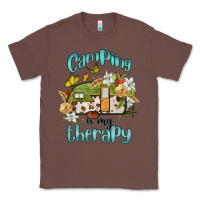 Chestnut camping is my therapy Classic Tee - BarkalooDesign