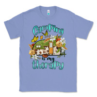 Colony Blue camping is my therapy Classic Tee - BarkalooDesign