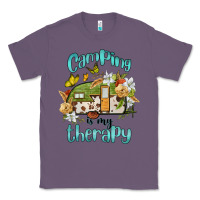 Lavender camping is my therapy Classic Tee - BarkalooDesign
