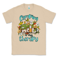 Mushroom camping is my therapy Classic Tee - BarkalooDesign