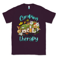 Plum camping is my therapy Classic Tee - BarkalooDesign