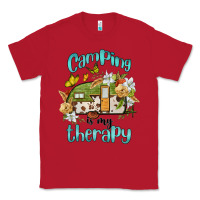 Red camping is my therapy Classic Tee - BarkalooDesign
