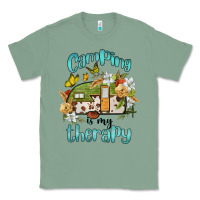 Sage camping is my therapy Classic Tee - BarkalooDesign