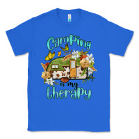 True Royal camping is my therapy Classic Tee - BarkalooDesign