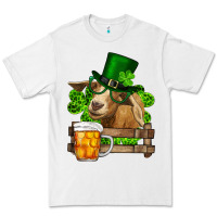 White st. patrick's day goat and beer Premium Tee - RanaPortraitStore