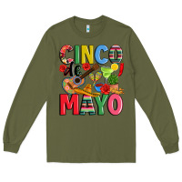 Army Green cinco de mayo Long Sleeve Tee - JahusDesignShop