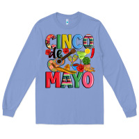 Colony Blue cinco de mayo Long Sleeve Tee - JahusDesignShop