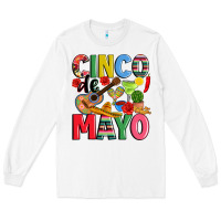 White cinco de mayo Long Sleeve Tee - JahusDesignShop