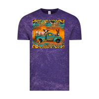 Cloud Purple farm animals truck Vintage Tee - Jasminsmagicworld