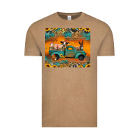 Vintage Coffee farm animals truck Vintage Tee - Jasminsmagicworld
