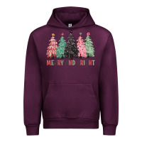 Mauve Wine merry and bright Urban Hoodie - CowGirlArtShop
