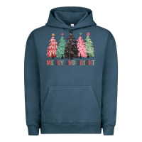 Pigment Midnight Navy merry and bright Urban Hoodie - CowGirlArtShop