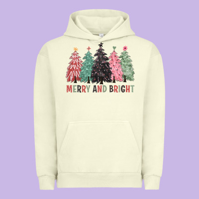 Merry And Bright Urban Hoodie Designed By Cowgirlartshop