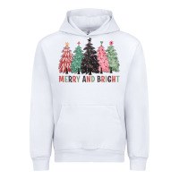 White merry and bright Urban Hoodie - CowGirlArtShop