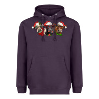 Plum christmas heifers Heavyweight Hoodie - LillyAllenDesigns