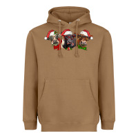 Toasted Coconut christmas heifers Heavyweight Hoodie - LillyAllenDesigns