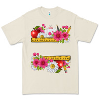 Bone floral teacher Premium Tee - texasbilliewilder