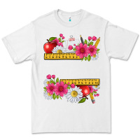 White floral teacher Premium Tee - texasbilliewilder