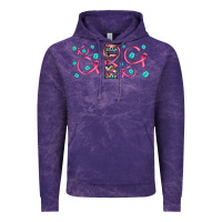 Cloud Purple faith ribbon gemstone Vintage Hoodie - JahusDesignShop