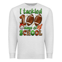 Oatmeal Heather i tackled 100 days of school Premium Sweatshirt - Artiststas