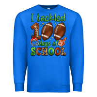 True Royal i tackled 100 days of school Premium Sweatshirt - Artiststas
