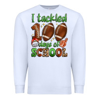 White i tackled 100 days of school Premium Sweatshirt - Artiststas