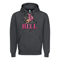 Smoke the hell i wont cowgirl Zipper Hoodie - MaliasSmallBusiness