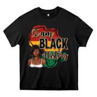 Black i am black history Heavy Core Tee - texasbilliewilder