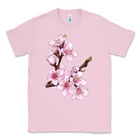 Bubblegum Pink Peach Blossom Classic Tee - LillyAllenDesigns