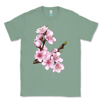 Sage Peach Blossom Classic Tee - LillyAllenDesigns