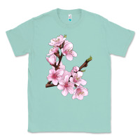 Seafoam Peach Blossom Classic Tee - LillyAllenDesigns
