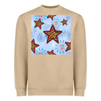 Mushroom 4th of july leopard star seamless pattern Heavyweight Sweatshirt - BundleAndBundleShop