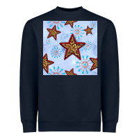 Navy 4th of july leopard star seamless pattern Heavyweight Sweatshirt - BundleAndBundleShop