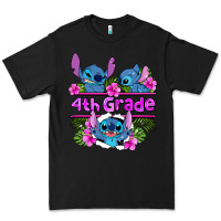 Black preview flower stitch  4th grade Premium Tee - AdoDesignShop