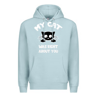 Blue Mist My Cat Was Right About You Premium Hoodie - Bettercallsaul